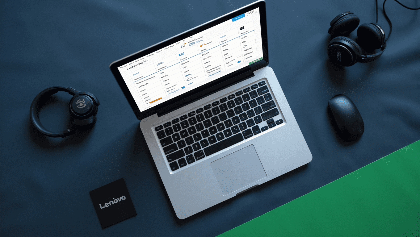 An expertly organized image showcasing a laptop and brand logos, representing a detailed guide to finding the best laptop prices in Lahore for 2025.